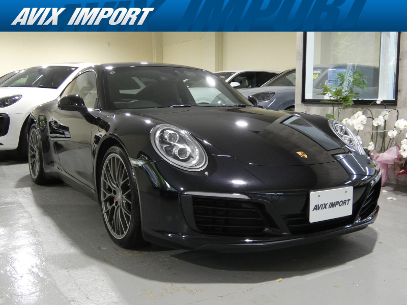 ポルシェ 911(Type991.2) ｶﾚﾗS 後期型 右H正規D車 水平対向6気筒ﾂｲﾝﾀｰﾎﾞ 7速PDK ｽﾎﾟｰﾂｸﾛﾉPKG 黒革 ｼｰﾄﾋｰﾀｰ PCMﾅﾋﾞ Bｶﾒﾗ LEDﾍｯﾄﾞﾗｲﾄ(PDLSﾌﾟﾗｽ付) 電動格納ﾐﾗｰ ｽﾎﾟｰﾂﾃｰﾙﾊﾟｲﾌﾟ PASM PTV+ 赤ｷｬﾘﾊﾟｰ 純正20AW 禁煙