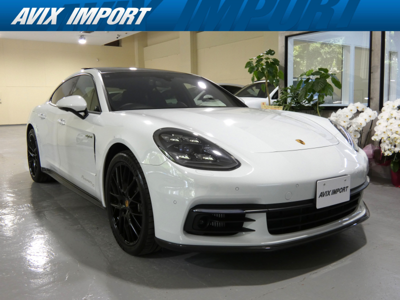 ポルシェ パナメーラ 4 E-Hybrid 10Years Edition 右H正規D車 ｽﾎﾟｸﾛ ﾊﾟﾉﾗﾏ 黒革 14Wayﾒﾓﾘｰ付ﾊﾟﾜｰｼｰﾄ ｼｰﾄﾋｰﾀｰ 4+1ｼｰﾄ PCMﾅﾋﾞ 地ﾃﾞｼﾞﾁｭｰﾅｰ BOSE 全周C ACC&LKA&LCA LEDﾏﾄﾘｯｸｽHL(PDLSﾌﾟﾗｽ付) ｿﾌﾄｸﾛｰｽﾞﾄﾞｱ PASMｴｱｻｽ 純正21AW 禁煙