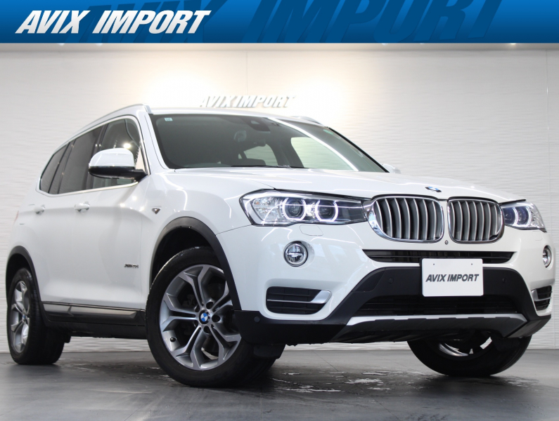 BMW X3 xDrive20d xLine 後期型 茶革 ｼｰﾄﾋｰﾀｰ 純正HDDﾅﾋﾞ地ﾃﾞｼﾞ 全周ｶﾒﾗ ｲﾝﾃﾘｼﾞｪﾝﾄｾｰﾌﾃｨ ｺﾝﾌｫｰﾄA ﾊﾞｲｷｾﾉﾝHL 電動Rｹﾞｰﾄ 純正18AW
