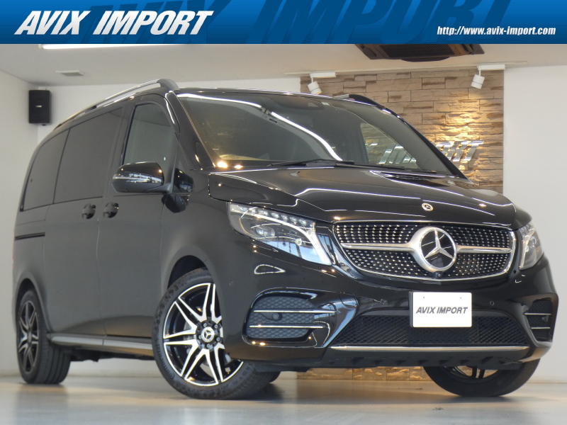 メルセデスベンツ Vクラス V220d AVG AMGﾗｲﾝPKG 後期型 9速AT ﾚｰﾀﾞｰｾｰﾌﾃｨｰPKG 黒革 後席ﾌﾘｯﾌﾟﾀﾞｳﾝﾓﾆﾀｰ ﾘｱｴｱｺﾝ 純正MBUXﾅﾋﾞ地ﾃﾞｼﾞ360°ｶﾒﾗ ｲﾝﾅｰﾌﾞﾗｯｸLEDﾍｯﾄﾞﾗｲﾄ AMG19AW 禁煙 正規D車