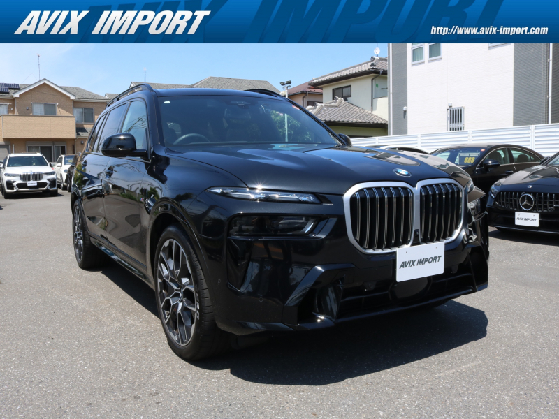 BMW X7 xDrive40d(ﾏｲﾙﾄﾞHV搭載) Mｽﾎﾟｰﾂ 後期現行型 Sky LoungeﾊﾟﾉﾗﾏSR 黒革 ｼｰﾄﾋｰﾀｰ＆ﾍﾞﾝﾁﾚｰﾀｰ 5ｿﾞｰﾝAC 純正ﾅﾋﾞ CarPlay＆harman/kardon 3Dﾋﾞｭｰ＆HUD Pｱｼｽﾄﾌﾟﾛ＆Dｱｼｽﾄﾌﾟﾛ 専用22AW 禁煙 新車保証継承可