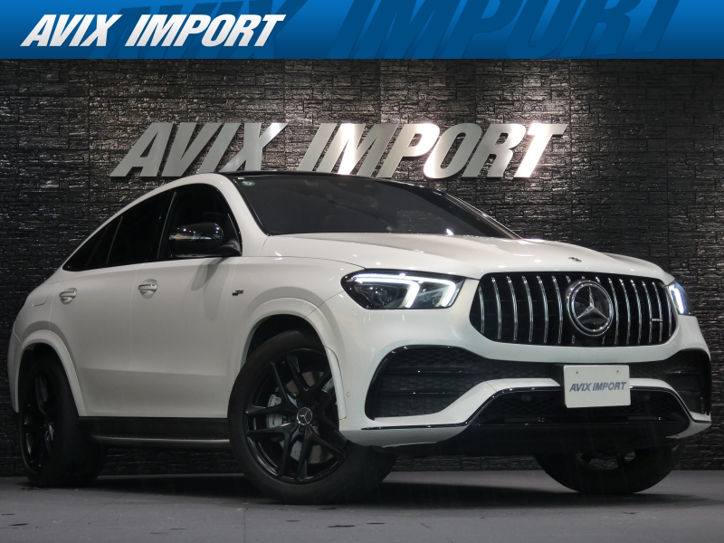AMG GLE GLE53 4MATIC+ｸｰﾍﾟ ﾕｰｻﾞｰ買取車 左H ｲﾝﾃﾘｱｶｰﾎﾞﾝPKG ﾚｰﾀﾞｰｾｰﾌﾃｨPKG ﾊﾟﾉﾗﾏSR Burmesterｻｳﾝﾄﾞ ﾌﾞﾗｯｸ革 HUD 純正HDDﾅﾋﾞ 地ﾃﾞｼﾞ 360°ｶﾒﾗ 純正21AW 禁煙 正規ﾃﾞｨｰﾗｰ車