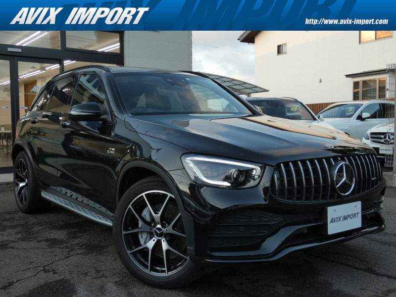 AMG GLC GLC43 4MATIC 後期型 ﾚｻﾞｰEXC-PKG ﾊﾟﾉﾗﾐｯｸR 黒革 ｼｰﾄﾋｰﾀｰ＆ﾍﾞﾝﾁﾚｰﾀｰ 10.25ｲﾝﾁﾃﾞｨｽﾌﾟﾚｲ(MBUX)  全周ｶﾒﾗ&PTS HUD＆ﾚｰﾀﾞｰｾｰﾌﾃｨPKG ｴｱｻｽ 純正20AW 禁煙車