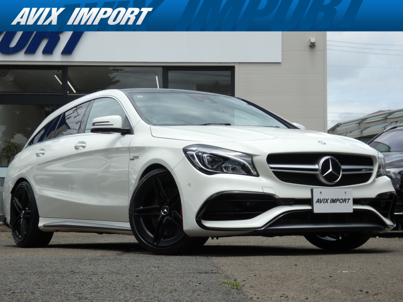 AMG CLAクラス CLA45 4MATIC ｼｭｰﾃｨﾝｸﾞB 後期型 AMGｱﾄﾞﾊﾞﾝｽﾄPKG ﾊﾟﾉﾗﾐｯｸR 黒革 ｼｰﾄﾋｰﾀｰ 純正HDDﾅﾋﾞ地ﾃﾞｼﾞ Apple CarPlay＆harman/kardonｻｳﾝﾄﾞ Bｶﾒﾗ＆PTS LEDﾗｲﾄ ﾚｰﾀﾞｰｾｰﾌﾃｨPKG 赤ｷｬﾘﾊﾟｰ AMG19ｲﾝﾁAW 禁煙