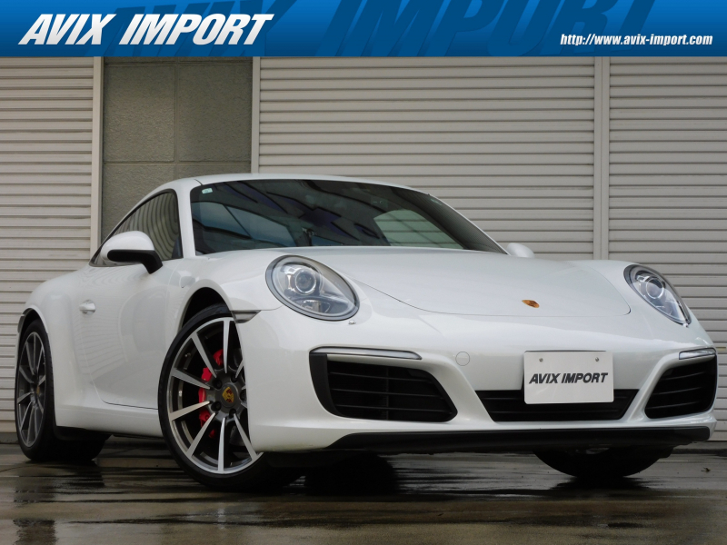 ポルシェ 911(Type991.2) ｶﾚﾗS 後期型 右H正規D車 水平対向6気筒ﾂｲﾝﾀｰﾎﾞ 7速PDK ｽﾎﾟｰﾂｸﾛﾉPKG(ﾎﾜｲﾄｸﾛﾉ) 黒革 ｼｰﾄﾋｰﾀｰ PCMﾅﾋﾞ Bｶﾒﾗ ﾊﾞｲｷｾﾉﾝHL ﾎﾜｲﾄｶﾗｰﾒｰﾀｰﾊﾟﾈﾙ 電動格納ﾐﾗｰ ｽﾎﾟｰﾂｴｸﾞｿﾞｰｽﾄ PASM PTVﾌﾟﾗｽ 赤ｷｬﾘﾊﾟｰ 純正20ｲﾝﾁAW 禁煙