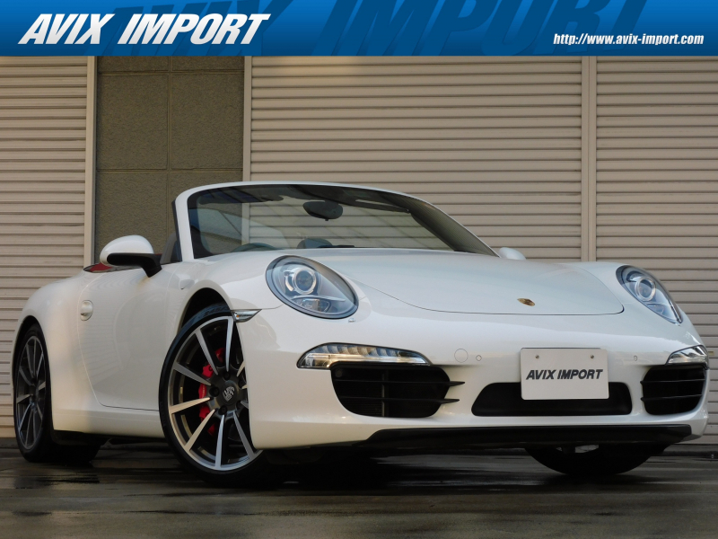 ポルシェ 911(Type991.1) ｶﾚﾗS Cabriolet 7速PDK 右H正規D車 赤幌 ﾌﾟﾗﾁﾅｸﾞﾚｰ革 14wayﾒﾓﾘｰ付ﾊﾟﾜｰｼｰﾄ ｼｰﾄﾋｰﾀｰ&ﾍﾞﾝﾁﾚｰﾀｰ 純正ﾅﾋﾞ地ﾃﾞｼﾞ Bｶﾒﾗ&PAS(F/R) ﾊﾞｲｷｾﾉﾝHL 電格ﾐﾗｰ PASM&PTVﾌﾟﾗｽ 赤ｷｬﾘﾊﾟｰ 純正OP20ｲﾝﾁAW