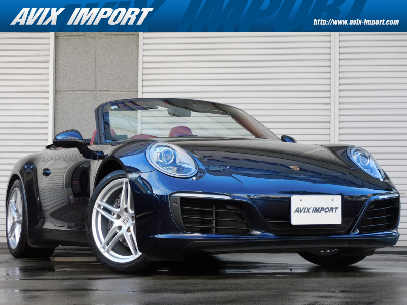 ポルシェ 911(Type991.2) Cabriolet 後期最終型 水平対向6気筒ﾂｲﾝﾀｰﾎﾞ 7速PDK 右H正規D車 黒幌 ﾎﾞﾙﾄﾞｰﾚｯﾄﾞ革 ｼｰﾄﾋｰﾀｰ PCMﾅﾋﾞ BOSEｻｳﾝﾄﾞ Bｶﾒﾗ&PAS ﾊﾞｲｷｾﾉﾝHL 電動格納ﾐﾗｰ PASM 純正19ｲﾝﾁAW 禁煙