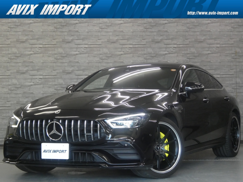 AMG GT 4ドアクーペ GT43 4MATIC+ AMGﾗｲﾄﾞｺﾝﾄﾛｰﾙ+PKG NEWｽﾃｱﾘﾝｸﾞ MBUX RSP SR 黒革 ﾃﾞｨｽﾄﾛ HUD 全周C ﾅﾋﾞTV AppleCarplay 前席M付Pｼｰﾄ&ﾍﾞﾝﾁﾚｰﾀｰ 前後席Sﾋｰﾀｰ ﾏﾙﾁﾋﾞｰﾑLED Pﾄﾗﾝｸ GT53用AMG21AW