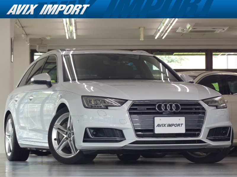 アウディ A4アバント A4ｱﾊﾞﾝﾄ 2.0TFSIｸﾜﾄﾛ S-Line&ﾏﾄﾘｸｽLEDﾍｯﾄﾞﾗｲﾄ&ｱｼｽﾀﾝｽP 黒半革 ﾊﾟﾉﾗﾏSR MMIﾅﾋﾞ地ﾃﾞｼﾞ ｻﾗｳﾝﾄﾞﾋﾞｭｰ Vｺｯｸﾋﾟｯﾄ 前席Sﾋｰﾀｰ ﾏﾄﾘｸｽLED 自動ﾃｰﾙｹﾞｰﾄ ﾊｲﾋﾞｰﾑｱｼｽﾄ ACC ﾚｰﾝｱｼｽﾄ 分割可倒式ｼｰﾄ 3ｿﾞｰﾝAC S-Lineｴｱﾛ&18AW 禁煙