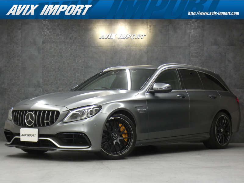 AMG Cクラス C63 S SW ｺﾝﾌｫｰﾄPLKG AMGｶｰﾎﾞﾝPKG AMGﾊﾟﾌｫｰﾏﾝｽPKG 後期型 禁煙 黒革 AMGﾊﾟﾌｫｰﾏﾝｽｴｸﾞｿﾞｰｽﾄS HUD RSP ﾃﾞｨｽﾄﾛ ﾅﾋﾞTV Aｶｰﾌﾟﾚｲ 12.3ｺｯｸﾋﾟｯﾄD Bｶﾒﾗ Burmester 前席M付Pｼｰﾄ&Sﾋｰﾀｰ Pﾄﾗﾝｸ ｺﾞｰﾙﾄﾞｷｬﾘﾊﾟｰ&CCB AMGﾏｯﾄﾌﾞﾗｯｸ鍛造19AW