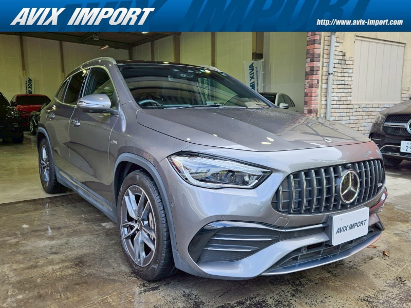 AMG GLA GLA35 4MATIC ﾊﾟﾉﾗﾐｯｸR AMGｱﾄﾞﾊﾞﾝｽﾄﾞPKG 黒/灰ﾂｰﾄﾝ革 ｼｰﾄﾋｰﾀｰ MBUX 純正HDDﾅﾋﾞ地ﾃﾞｼﾞ 全周ｶﾒﾗ LEDﾗｲﾄ ﾚｰﾀﾞｰｾｰﾌﾃｨP HUD 電動Rｹﾞｰﾄ ﾌｯﾄﾄﾗﾝｸｵｰﾌﾟﾅｰ 専用19AW 禁煙