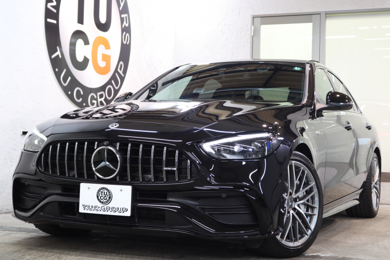 AMG Cクラス C43 4MATIC ﾚｰﾀﾞｰｾｰﾌﾃｨPKG　BSG搭載 MEｺﾈｸﾄ ｷｰﾚｽｺﾞｰ 黒本革 ﾍﾞﾝﾁﾚｰﾀｰ ﾊﾟﾉﾗﾏSR ﾍｯﾄﾞｱｯﾌﾟD MBUXﾅﾋﾞTV&ARﾅﾋﾞ ｽﾏﾎ連携 ﾌﾞﾙﾒｽﾀｰ 360ｶﾒﾗ PTS LEDﾗｲﾄ 自動ﾄﾗﾝｸ AMG専用装備&ﾁｭｰﾆﾝｸﾞ ﾜｲﾔﾚｽ充電 Rｱｸｽﾙｽﾃｱ 9AT　2年保証