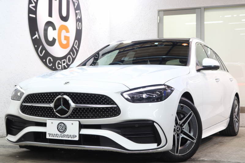 メルセデスベンツ Cクラス C220d ｽﾃｰｼｮﾝﾜｺﾞﾝ AVG AMGﾗｲﾝ ﾚｻﾞｰｴｸｽｸﾙｰｼﾌﾞ&ﾍﾞｰｼｯｸ&ﾚｰﾀﾞｰｾｰﾌﾃｨPKG　ISG搭載 1ｵｰﾅｰ ｷｰﾚｽｺﾞｰ 黒本革 ﾊﾟﾉﾗﾏSR ﾍｯﾄﾞｱｯﾌﾟD MBUXﾅﾋﾞTV&ARﾅﾋﾞ ｽﾏﾎ連携 360ｶﾒﾗ PTS LEDﾗｲﾄ 自動Rｹﾞｰﾄ AMGｴｱﾛ&18AW 9AT　新車保証継承可