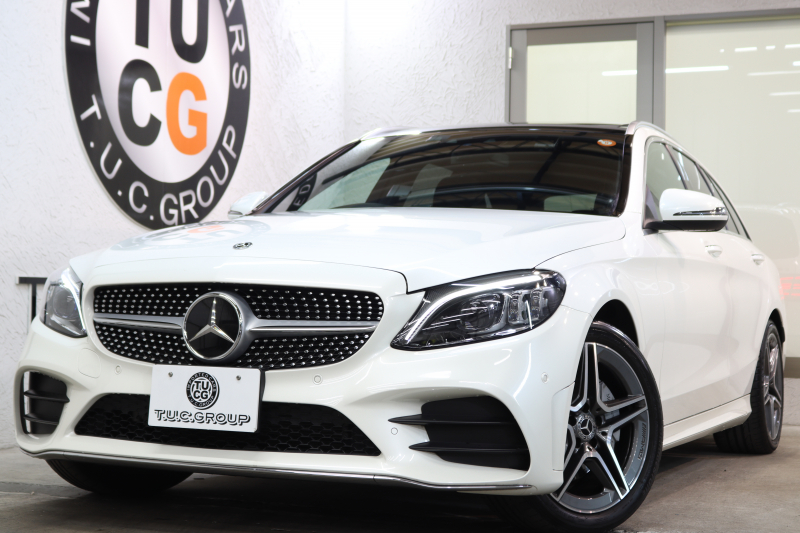 メルセデスベンツ Cクラス C200ｽﾃｰｼｮﾝﾜｺﾞﾝ AVG AMGﾗｲﾝ ﾚｻﾞｰｴｸｽｸﾙｰｼﾌﾞ&ﾚｰﾀﾞｰｾｰﾌﾃｨPKG　BSG搭載 後期 ｷｰﾚｽｺﾞｰ 黒本革 ﾊﾟﾉﾗﾏSR ﾍｯﾄﾞｱｯﾌﾟD HDDﾅﾋﾞTV ｽﾏﾎ連携 ﾌﾞﾙﾒｽﾀｰ ﾊﾞｯｸｶﾒﾗ PTS LEDﾗｲﾄ ﾊﾝｽﾞﾌﾘｰA AMGｴｱﾛ&18AW ｴｱｻｽ 9AT　2年保証