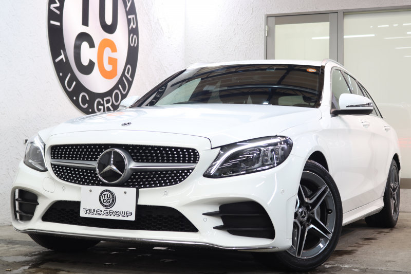 メルセデスベンツ Cクラス C220dｽﾃｰｼｮﾝﾜｺﾞﾝ AVG AMGﾗｲﾝ ﾚｰﾀﾞｰｾｰﾌﾃｨPKG　後期 MEｺﾈｸﾄ ｷｰﾚｽｺﾞｰ 黒革 HDDﾅﾋﾞTV ｽﾏﾎ連携 ﾊﾞｯｸｶﾒﾗ PTS LEDﾗｲﾄ 自動Rｹﾞｰﾄ AMGｴｱﾛ&18AW ｴｱｻｽ 9AT　2年保証