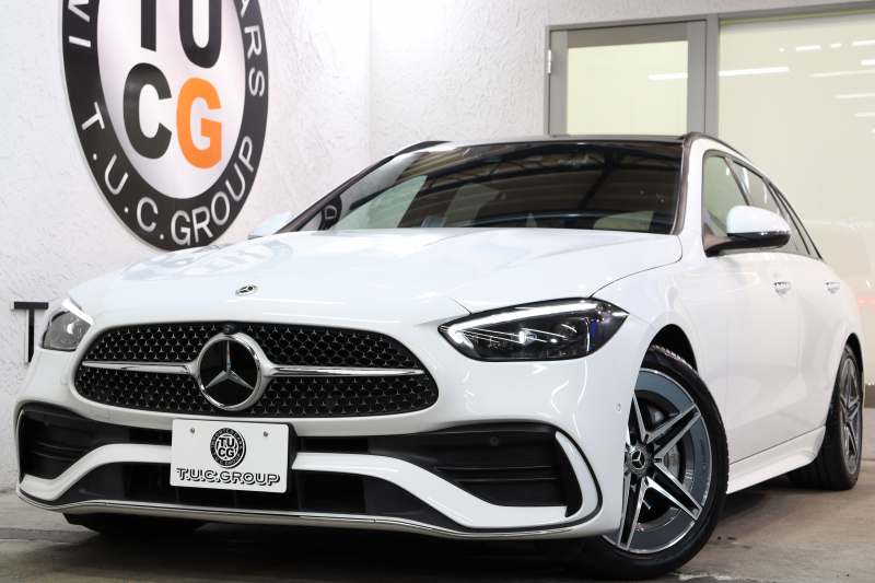 メルセデスベンツ Cクラス C200ｽﾃｰｼｮﾝﾜｺﾞﾝ AVG AMGﾗｲﾝ ﾚｻﾞｰｴｸｽｸﾙｰｼﾌﾞ&ﾍﾞｰｼｯｸ&ﾚｰﾀﾞｰｾｰﾌﾃｨPKG　ISG搭載 ｷｰﾚｽｺﾞｰ 黒本革 ﾊﾟﾉﾗﾏSR ﾍｯﾄﾞｱｯﾌﾟD MBUXﾅﾋﾞTV ｽﾏﾎ連携 360ｶﾒﾗ PTS LEDﾗｲﾄ 自動ﾄﾗﾝｸ AMGｴｱﾛ&18AW 9AT　2年保証