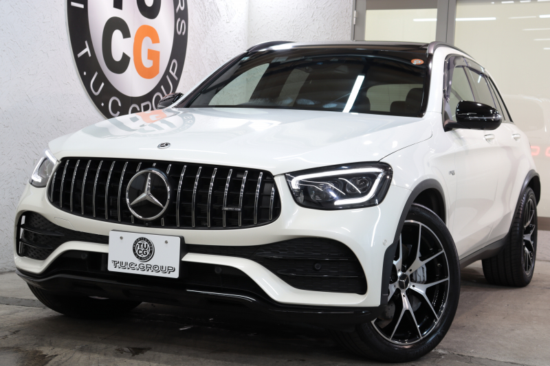 AMG GLC GLC43 4MATIC ﾚｻﾞｰｴｸｽｸﾙｰｼﾌﾞ&ﾚｰﾀﾞｰｾｰﾌﾃｨPKG　後期 MEｺﾈｸﾄ ｷｰﾚｽｺﾞｰ 黒本革 ﾍﾞﾝﾁﾚｰﾀｰ ﾊﾟﾉﾗﾏSR ﾍｯﾄﾞｱｯﾌﾟD MBUXﾅﾋﾞTV BT音楽 ﾌﾞﾙﾒｽﾀｰ 360ｶﾒﾗ PTS LEDﾗｲﾄ ﾊﾝｽﾞﾌﾘｰA AMG専用装備&ﾁｭｰﾆﾝｸﾞ 9AT　2年保証