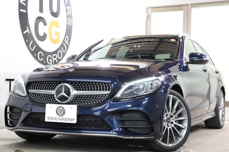 メルセデスベンツ Cクラス C200 4MATIC ｽﾃｰｼｮﾝﾜｺﾞﾝ AVG AMGﾗｲﾝ ﾚｰﾀﾞｰｾｰﾌﾃｨPKG　BSG搭載 後期 ｷｰﾚｽｺﾞｰ 黒革 ﾊﾟﾉﾗﾏSR ｼｰﾄﾋｰﾀｰ HDDﾅﾋﾞTV ｽﾏﾎ連携 Bｶﾒﾗ PTS LEDﾗｲﾄ 自動Rｹﾞｰﾄ AMGｴｱﾛ&19AW ﾀﾞｲﾅﾐｯｸS ｴｱｻｽ 9AT 希少色ｶﾊﾞﾝｻｲﾄﾌﾞﾙｰ　2年保証