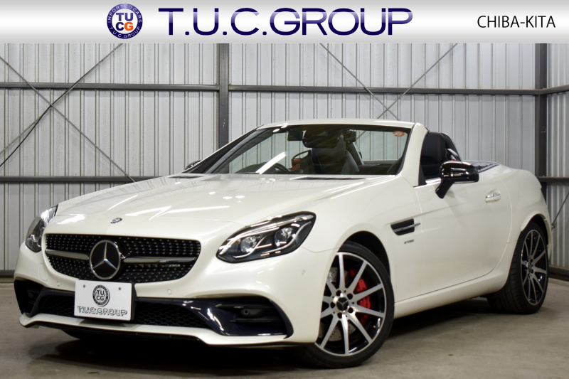 AMG SLC SLC43 ﾚｰﾀﾞｰｾｰﾌﾃｨP 367馬力 9速AT ﾏｼﾞｯｸｽｶｲﾙｰﾌ ﾋｰﾀｰ黒革 ｷｰﾚｽGO PTS AMGｴｱﾛ18AW ﾃﾞｨｽﾄﾛ Bｽﾎﾟｯﾄ LEDﾍｯﾄﾞﾗｲﾄ harman/kardon 地ﾃﾞｼﾞHDDﾅﾋﾞ Bｶﾒﾗ 2年保証