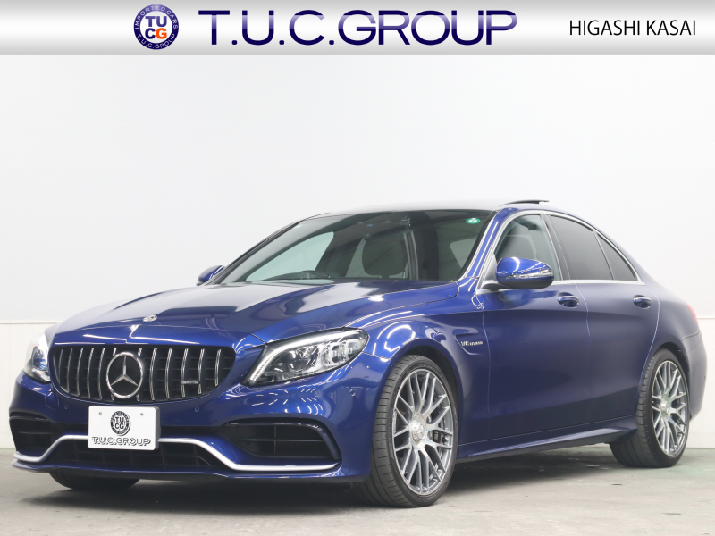 AMG Cクラス C63 ｴｸｽｸﾙｰｼﾌﾞ&ﾚｰﾀﾞｰｾｰﾌﾃｨPKG　後期 赤革 ﾊﾟﾉﾗﾏSR ｼｰﾄﾋｰﾀｰ HDDﾅﾋﾞTV Carplay Bｶﾒﾗ Brumesterｻｳﾝﾄﾞ LEDﾗｲﾄ 自動Rｹﾞｰﾄ AMGｽﾀｲﾘﾝｸﾞPKG AMG強化ﾌﾞﾚｰｷ AMG19ｲﾝﾁAW　2年保証付