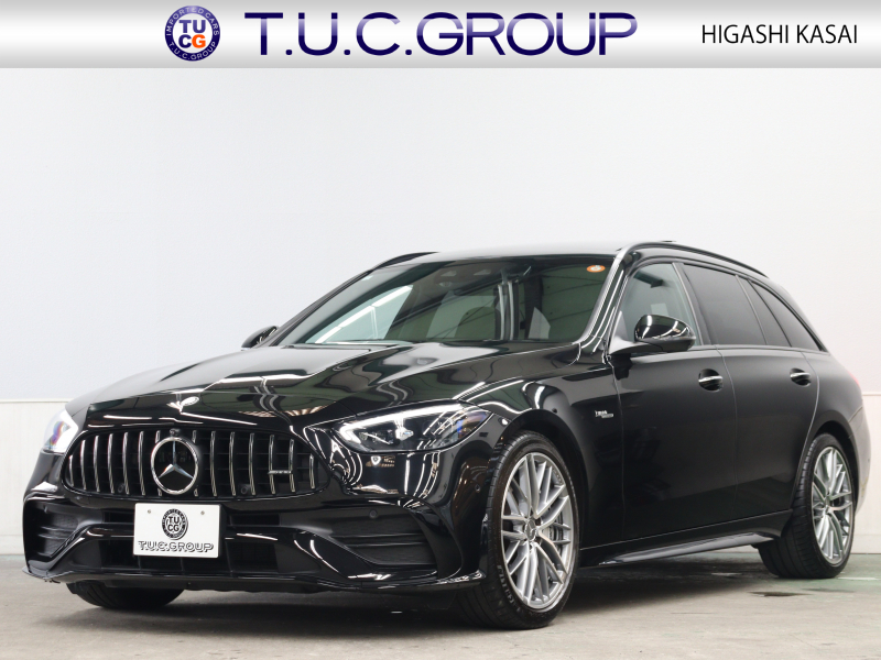 AMG Cクラス C43 4MATIC ｽﾃｰｼｮﾝﾜｺﾞﾝ ﾚｰﾀﾞｰ&ﾅｲﾄPKG　 BSG搭載 現行ﾓﾃﾞﾙ 黒革 ﾍﾞﾝﾁﾚｰﾀｰ ﾊﾟﾉﾗﾏSR 純正ﾅﾋﾞ ﾌﾞﾙﾒｽﾀｰS HUD 360ｶﾒﾗ Carplay AMG強化ﾌﾞﾚｰｷ AMGﾘｱﾙﾊﾟﾌｫｰﾏﾝｽｻｳﾝﾄﾞ AMGｴｱﾛ&19ｲﾝﾁAW　2年保証付