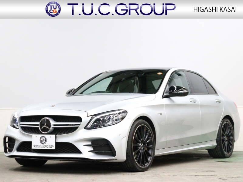 AMG Cクラス C43 4MATIC ｴｸｽｸﾙｰｼﾌﾞ&ﾚｰﾀﾞｰSP　後期 黒革 ﾊﾟﾉﾗﾏSR MBUXﾅﾋﾞTV ﾌﾞﾙﾒｽﾀｰS Bｶﾒﾗ ﾍｯﾄﾞｱｯﾌﾟD ACC 自動Rｹﾞｰﾄ AMGｴｸﾞｿﾞｰｽﾄｼｽﾃﾑ AMGｷｬﾘﾊﾟｰ AMGｴｱﾛ&19ｲﾝﾁAW　2年保証
