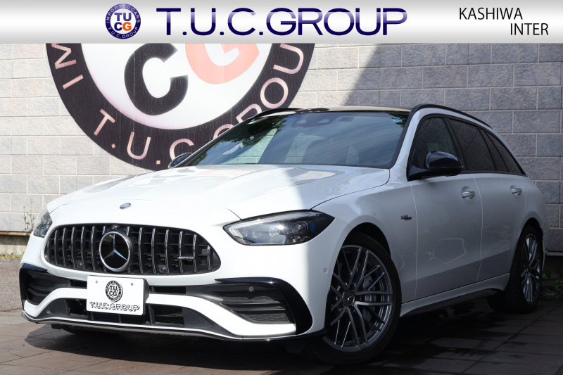 AMG Cクラス C43 4MATIC ｽﾃｰｼｮﾝﾜｺﾞﾝ (BSG搭載ﾓﾃﾞﾙ)　ﾚｻﾞｰｴｸｽｸﾙｰｼﾌﾞPKG ﾚｰﾀﾞｰｾｰﾌﾃｨPKG ﾊﾟﾉﾗﾏSR ｼｴﾅﾌﾞﾗｳﾝ/ﾌﾞﾗｯｸ革 ｼｰﾄﾋｰﾀｰ  ﾍﾞﾝﾁﾚｰﾀｰ MBUX ARﾅﾋﾞ地ﾃﾞｼﾞ AppleCarPlay Burmester 360度ｶﾒﾗ  HUD  ﾘｱｱｸｽﾙｽﾃｱﾘﾝｸﾞ AMG19ｲﾝﾁAW　新車保証