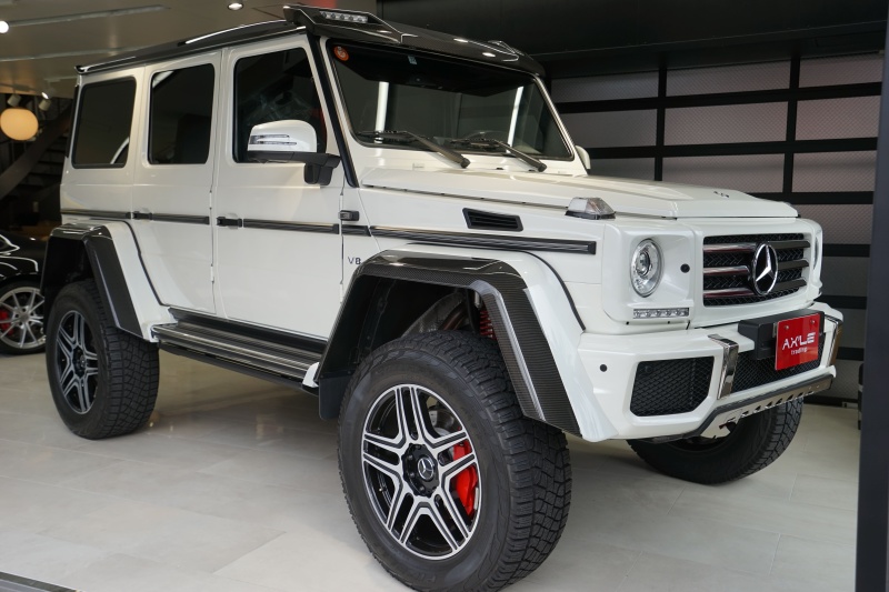 メルセデスベンツ Gクラス G550 4×4 スクエアード 走行距離995ｋｍ 電動格納サイドステップ ディーラー車  保証有り