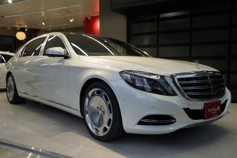 メルセデスマイバッハ S550 ファーストクラスPKG　リアエンターテイメントシステム　パノラマサンルーフ　ディーラー車