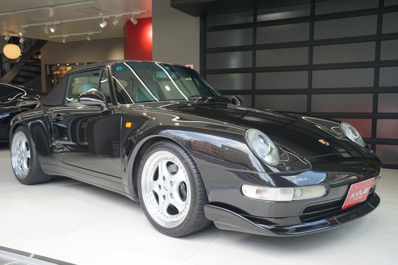 ポルシェ 911(Type993) カブリオレ　後期型　バリオラムエンジン　ディーラー車（ミツワ物）　スピードラインRSホイール　記録簿多数