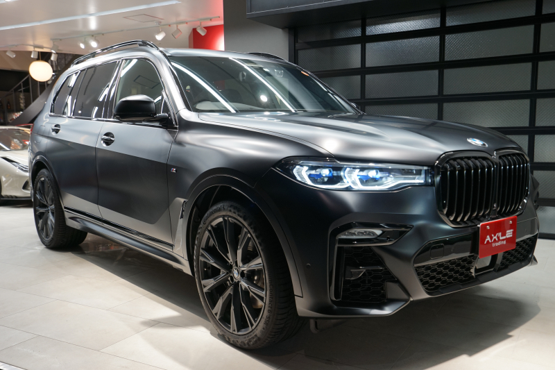 BMW X7 xDrive40d  Mスポーツ Frozen Black Metallic Edition 国内限定40台　ディーラー車　1オーナー　マットブラック　22インチAW　スカイラウンジパノラマサンルーフ　48Vマイルドハイブリッド