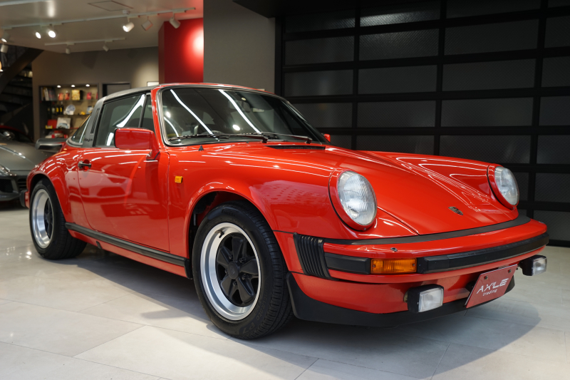 ポルシェ 911(Type930) 911SC(Super Carrera）Targa 　1オーナー　2桁ナンバー　右ハンドル　純正OPリアウィング　サティフィケイト付