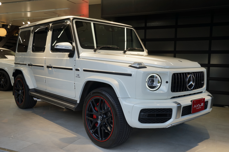 AMG Gクラス G63レザーエクスクルーシブ　純正22インチエディションホイール　電動サイドステップ付　デジタルルームミラー　4本出しマフラー