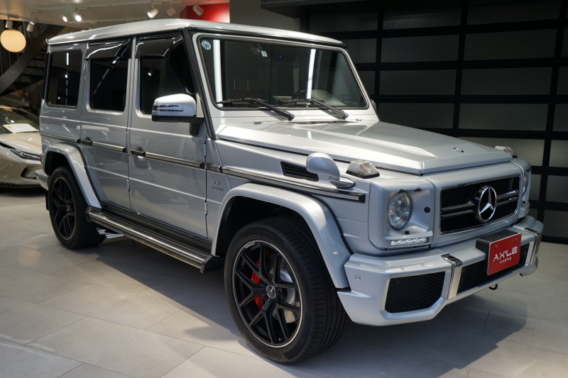 AMG Gクラス G63　デジーノエクスクルーシブPKG　左右4本出しマフラー　21インチホイール　ディーラー車