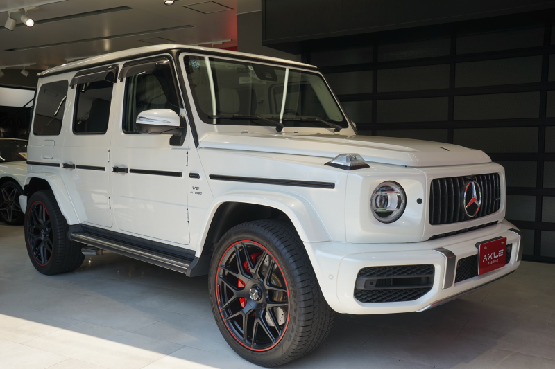 AMG Gクラス G63　AMG　エクスクルーシブPKG　22インチAMGホイール　ホワイトベージュレザー　リアモニター付き