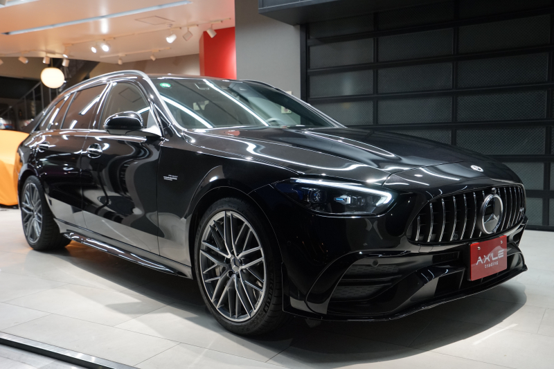 AMG Cクラス C43ステーションワゴン　4MATIC　左ハンドル　ディーラー車　パノラミックスライディングルーフ　