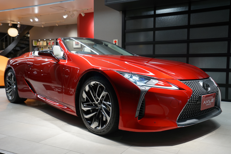 レクサス LC LC500 コンバーチブル　後期型　1オーナー　モデリスタ21インチAW　マークレビンソンサウンド　ヘッドアップディスプレイ　フロントプロテクションフィルム施工済み