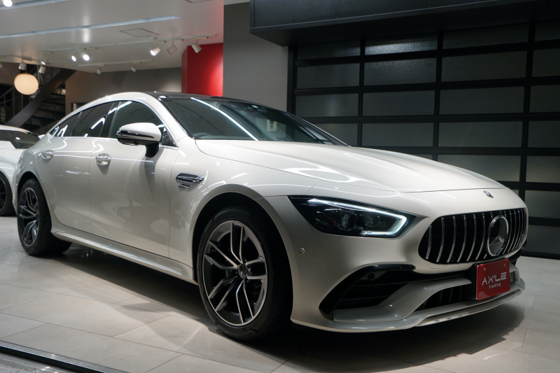 AMG GT 4ドアクーペ GT43　4MATIC+　ディーラー車　パノラマルーフ　エクスクルーシブPKG　ブルメスターサウンド　メルセデスミー