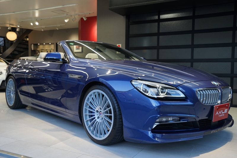 アルピナ B6 Bi-Turbo カブリオ　Edition50　世界限定50台　ディーラー車　純正アクラポビッチチタンマフラー　アルピナブルーメタリック
