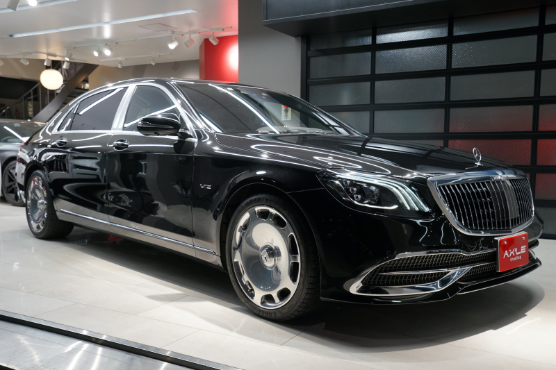 メルセデスマイバッハ Sクラス S650　ファーストクラスPKG　ディーラー車　リアエンターテイメントシステム　クーラーBOX　20インチ鍛造ホイール　左H