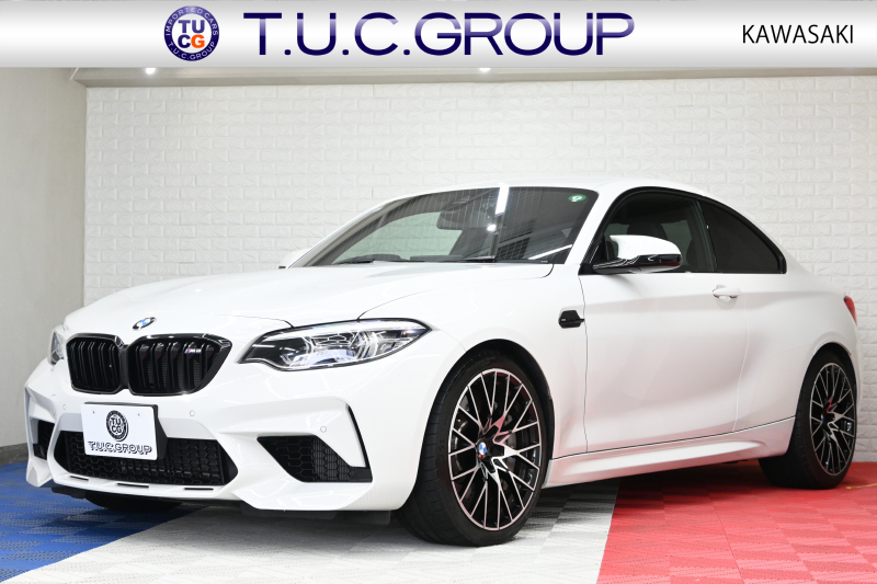 BMW Mシリーズ M2 ｺﾝﾍﾟﾃｨｼｮﾝ　正規D車 1ｵｰﾅｰ 後期LCI ｺﾝﾌｫｰﾄA ｲﾝﾃﾘｼﾞｪﾝﾄS 黒革 純正iDriveﾅﾋﾞ harman/kardon 純正19ｲﾝﾁAW　2年保証付