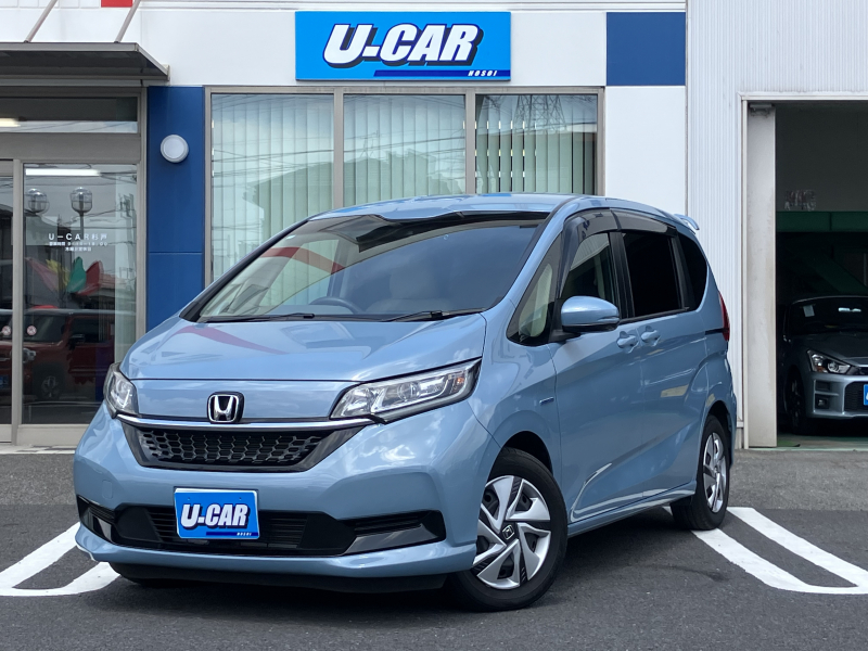 ホンダ フリード ハイブリッド・Gホンダセンシング　ワンオーナー・ナビ・バックカメラ・ETC・前後ドラレコ・両側パワスラ・クルコン・シートヒーター・LEDライト・禁煙車