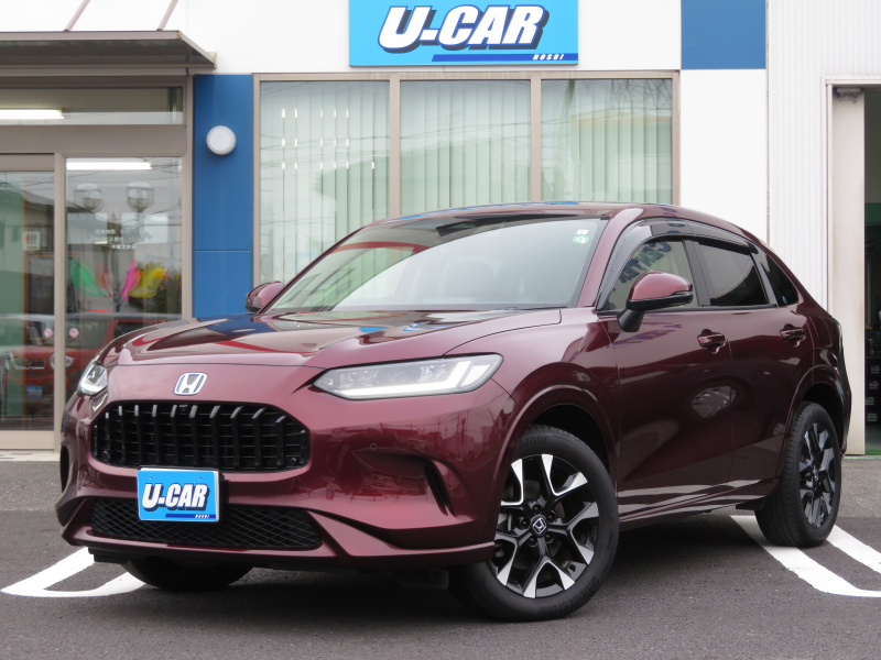 ホンダ ZR-V e：HEV　Z　コネクトディスプレイ・マルチビューカメラ・ETC・ドライブレコーダー・後退出庫サポート・BSI・BOSEサウンド・ワイヤレス充電・本革シート・禁煙車