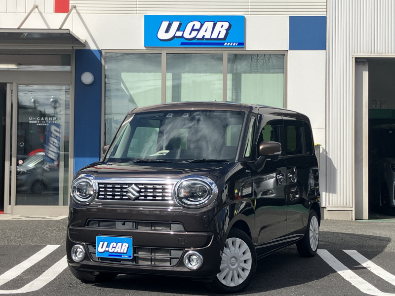 スズキ ワゴンRスマイル ハイブリッドX　全方位モニター付メモリーナビ装着車　両側電動スライドドア・ETC・前後ドラレコ・衝突軽減ブレーキ・LEDライト・シートヒーター・フルセグ・禁煙車