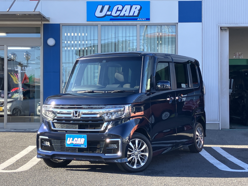 ホンダ N-BOX カスタムL　ナビ・Bカメラ・ETC・パワスラ・クルコン・ホンダセンシング・LEDライト・電動パーキング・シートヒーター・フルセグ・禁煙車