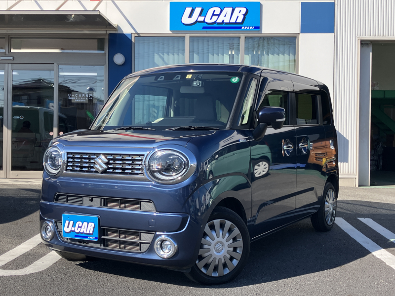 スズキ ワゴンRスマイル ハイブリッドX　全方位モニター付メモリーナビ装着車　両側電動パワスラ・ETC・前後ドラレコ・シートヒーター・衝突軽減ブレーキ・LED・ワンオーナー・車検2年付・禁煙車