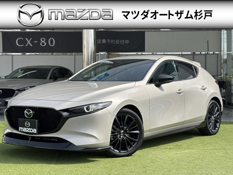 マツダ MAZDA 3 15S　レトロスポーツエディション　純正エアロ　オプションBBSアルミ　360°ビュー　ナビTV　ETC　BOSEサウンド