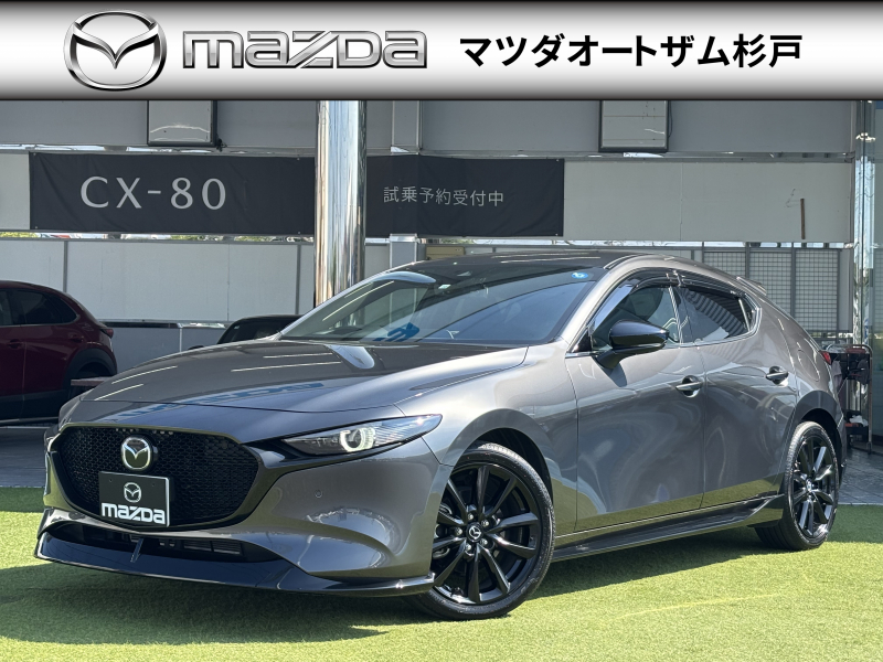マツダ MAZDA 3 20S　ブラックトーンエディション　後期　6速マニュアル　純正エアロ　ナビTV　360°ビュー　前後ドラレコ　ETC
