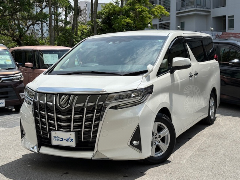 トヨタ アルファード X　OP10年保証対象車　後期型　純正ナビ　両側パワースライドドア　純正アルミホイール16インチ　クリアランスソナー　バックカメラ　ETC　革巻きステア　オートライト