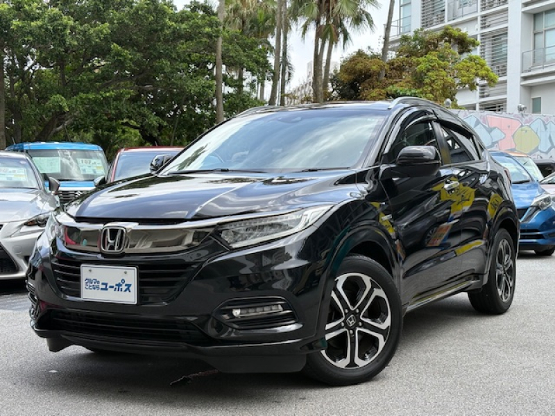 ホンダ ヴェゼル ハイブリッドZホンダセンシング　OP5年保証対象車　ハーフレザーシート　ルーフレール　LEDヘッドライト　ドライブレコーダー